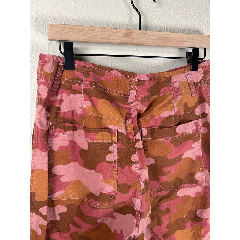 Sundance Quincy Ripstop Camo Pants Size 6 Utility Cotton Red Camouflage Trousers - Picture 10 of 10